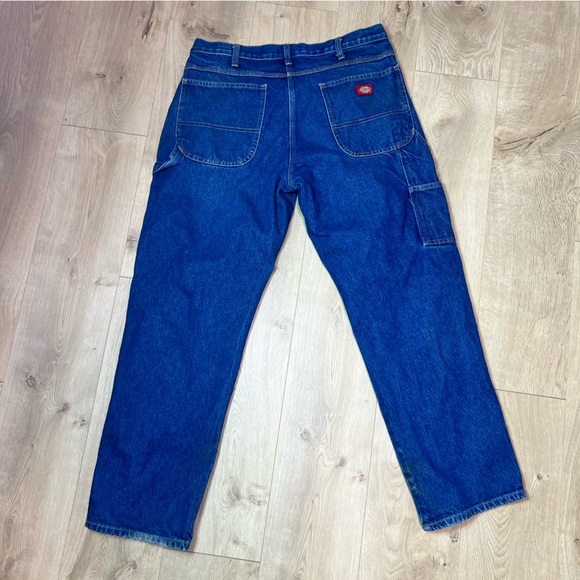 Dickies Carpenter Straight Leg Denim Jeans Size 36 x 32 - Picture 1 of 11
